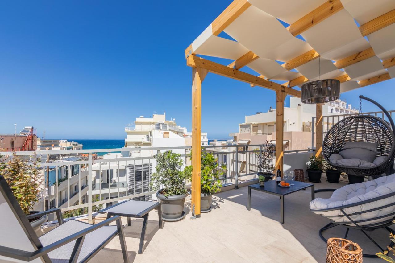 Appartement St.titos Terrace, Centrally In Heraklion! *